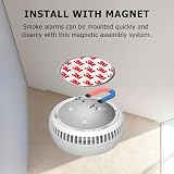 ELRO FS1805M 6-Piece Smoke Alarm Set Magnetic Mount EN14604 White view 6