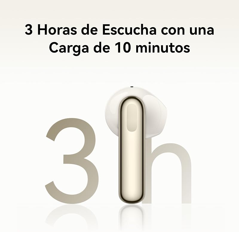 Os brindes da huawei são 3 fones de ouvido sem fio, 42 horas de bateria, leve e compacto, carregamento rápido de 10 minutos, conexão mais fácil, conexão bluetooth robusta 5.4, ip54, preto