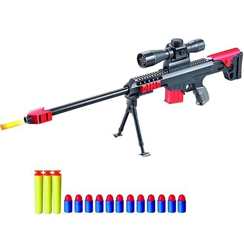 Toy Gun, Barrett Sniper Rifle, Children Outdoor Toy Guns CS Soft Bullet ...
