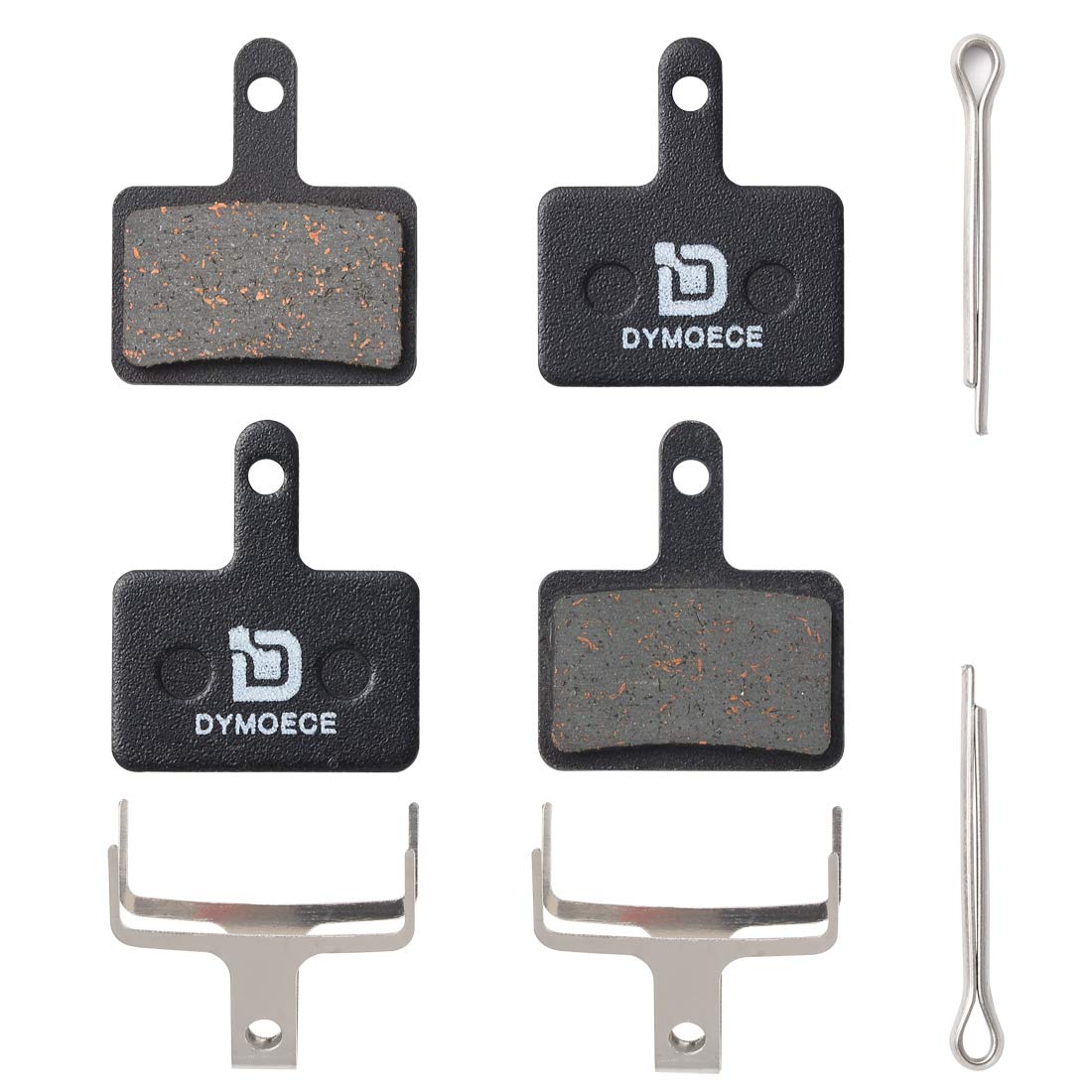 Dymoece 2 Pairs Bicycle Disc Brake Pads Compatible with Shimano Deore XT XTR LX SLX Hone Alfine