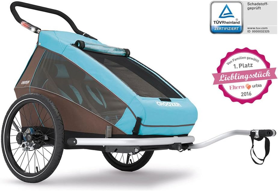 croozer le an das fahrrad anbringen