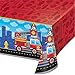 Fire Truck Party Supplies - Plates, Napkins, Cups, Tablecloth and Banner for 16 People - Firefighter Party Decorations - Perfect for Fireman Birthday Party!