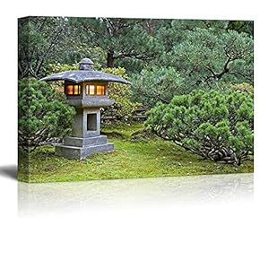 Light Post on a Serene Park Surrounded by Trees