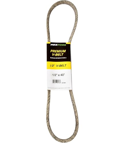 MaxPower 1/2” X 34” Kevlar Reinforced V-Belt – Premium Belt For Lawn Mowers, Snow Blowers & Outdoor Equipment
