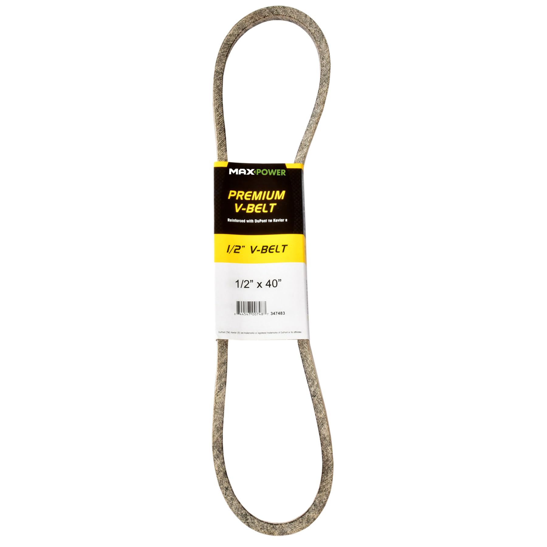 MaxPower V-belt 347483, Kevlar reinforced, 1/2 inch x 40 inch - 4L400 - outer length L(a) 1020 mm.