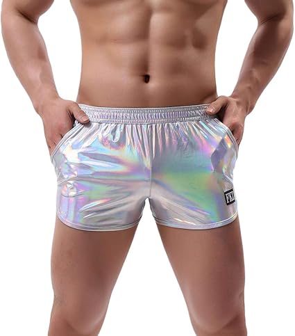 Iumer Nylon Men's Holographic Shorts 