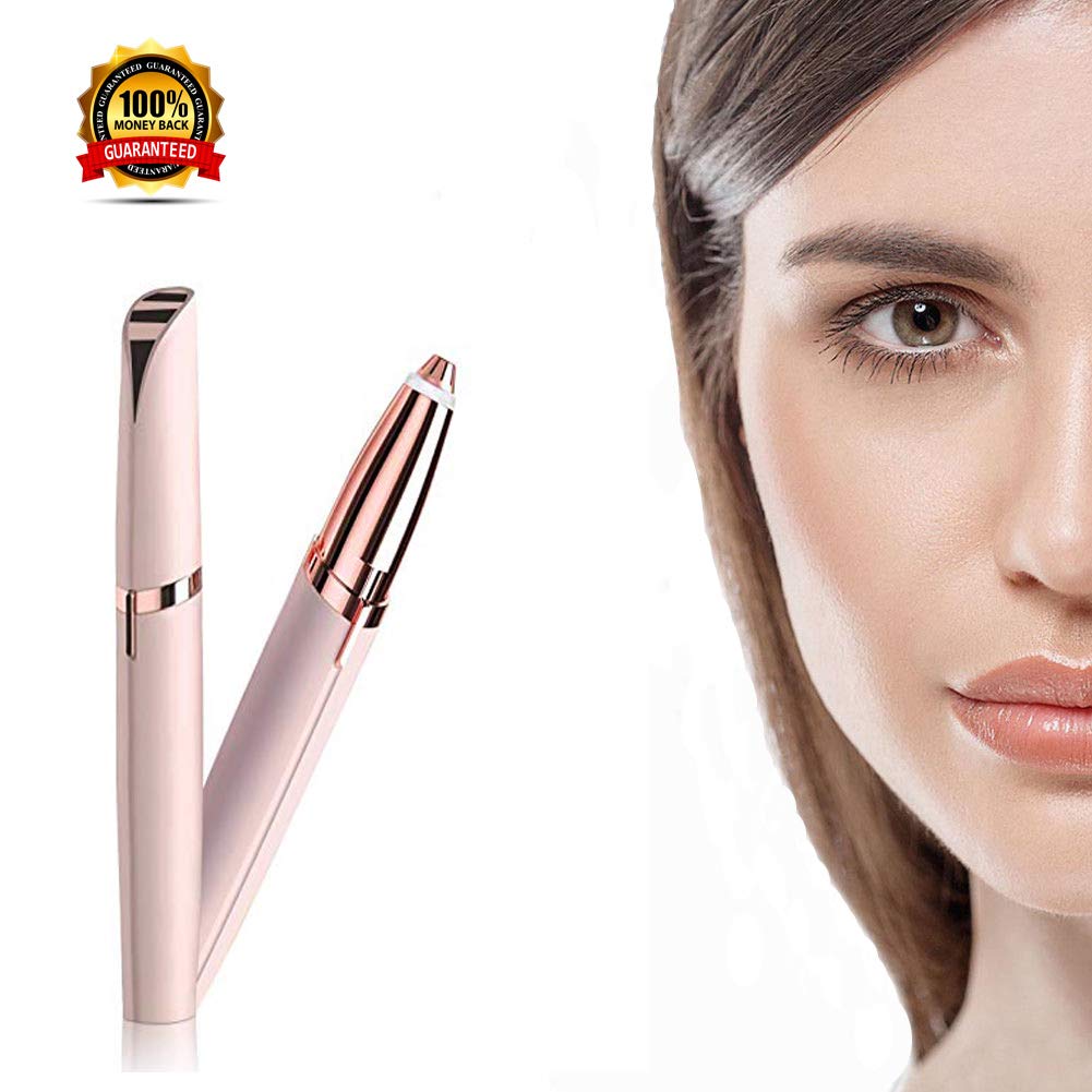 Anario Pink Electric Eyebrow Hair Remover Mini Eyebrow Trimmer