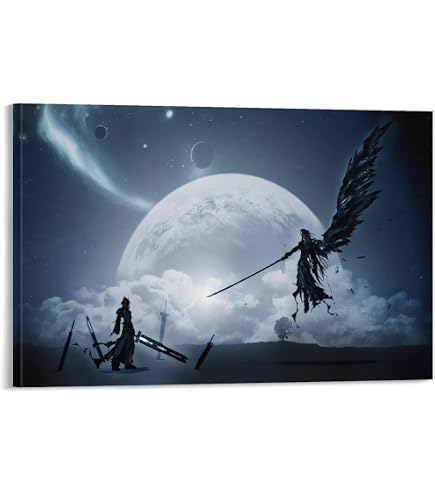 Amazon.com: Final Fantasy VII Ever Crisis Wall Scroll : Home & Kitchen