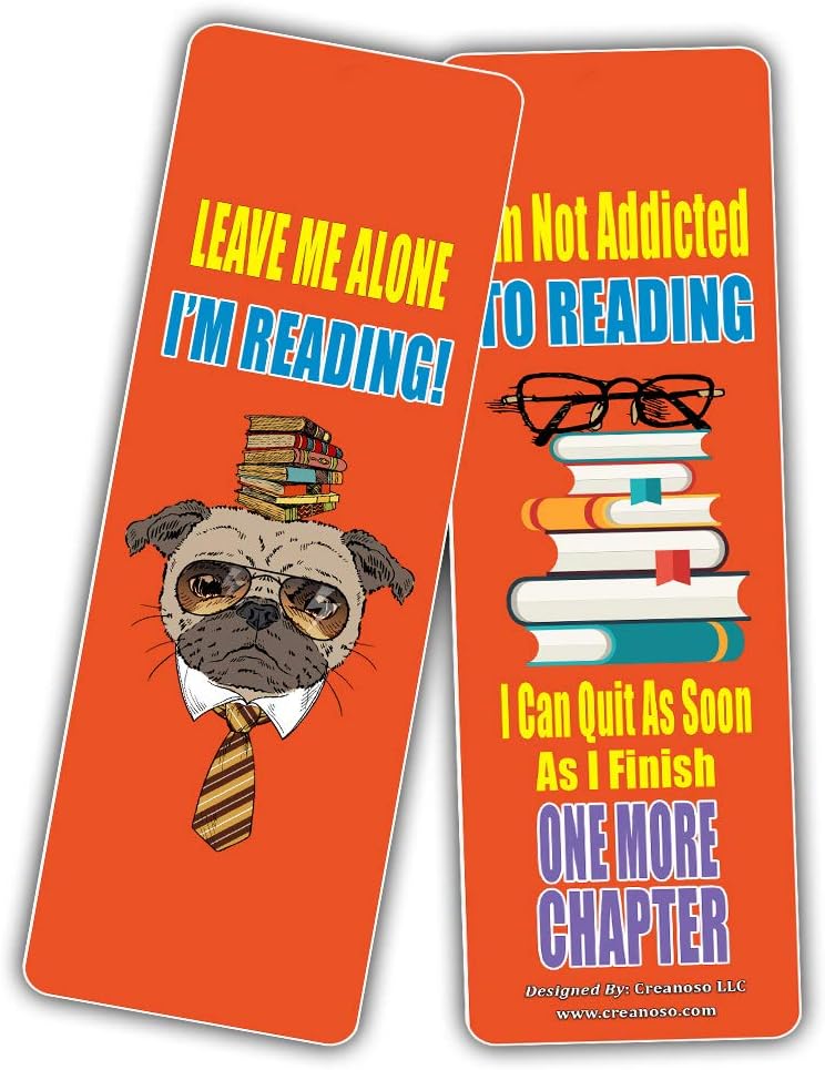 Creanoso Book Lovers Reading Bookmarks (60-Pack), Inspiring Bookmarker Cards for Bibliophiles - Image 5
