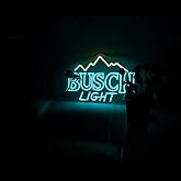 Beer Themed Light LED Neon Sign - Dimmable Beer Neon Signs for Man Cave, Home Bar &amp; Garage Wall Decor - 16.5" x 12.2"
