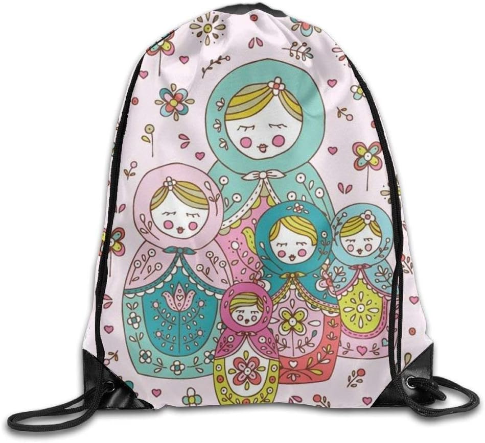 Zmacppm Cute Clouds Cool Teens Drawstring Backpack Lightweight String Bags Gym