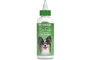 Bio-groom Ear-Fresh Dog Grooming Ear Powder - Cat & Dog Ear Cleaner, Bathing Supplies, Puppy Wash, Cruelty-Free, Made in USA - 24 g 1-Pack
