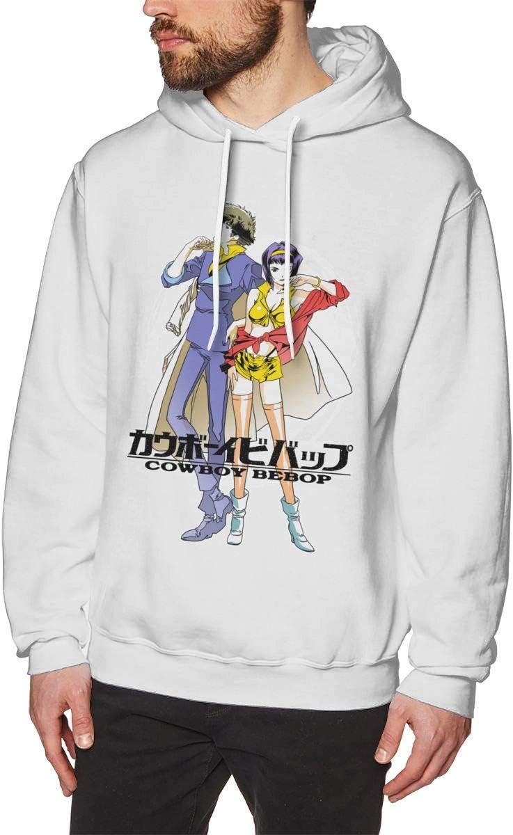 Funny Anime Cowboy Bebop Men's Long Sleeved Pullover Sweatshirts Hoodies