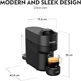 Nespresso Vertuo Pop Coffee Machine by De'Longhi ENV90.B Black 6 cup sizes view 6