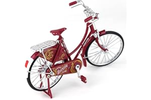 NOLITOY Mini Bike Model Ornament Alloy Retro Bicycle Collections Vintage Miniature Vehicle Home Decoration