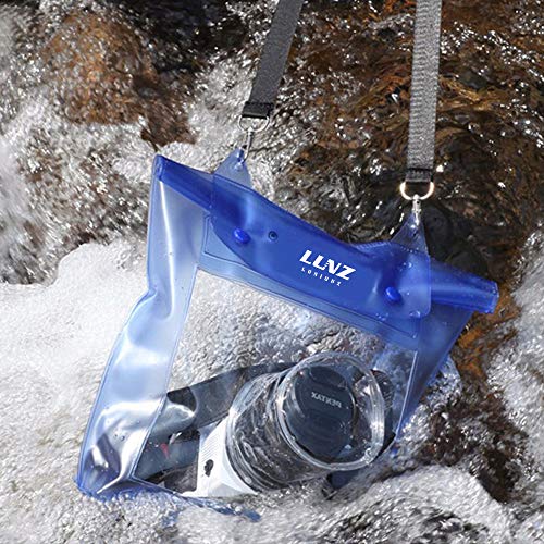 image for Luniquz DSLR SLR Camera Waterproof Bag Housing Case Pouch Cover for Ca