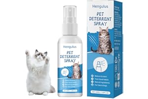 winglov Premium Cat Deterrent Spray with Natural Ingredients, Safe for Cats and Kittens, Indoor & Outdoor Use, Cat Scratch Deterrent Training Aid for Furniture