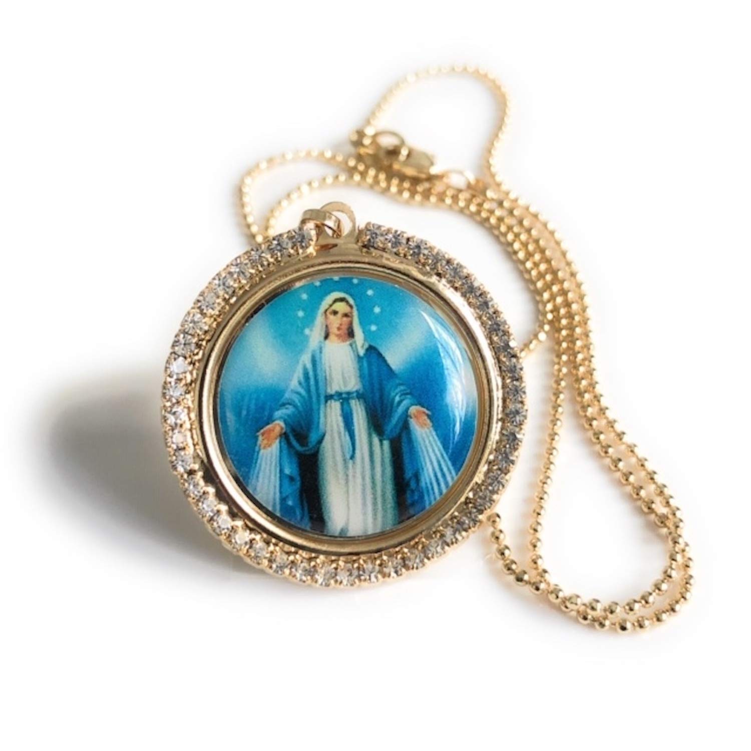 virgin mary necklace amazon