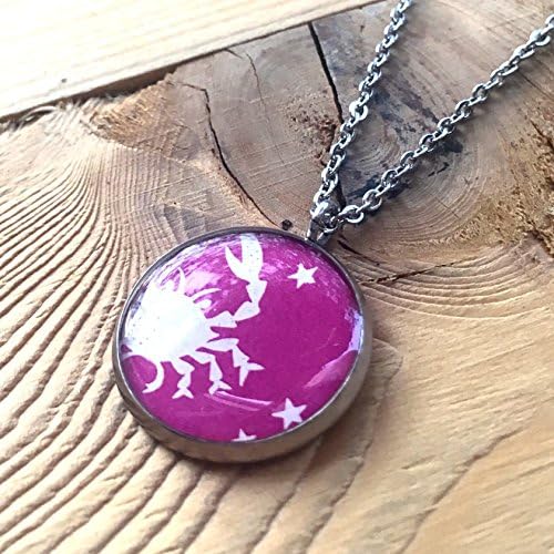 Cancer Zodiac Tiny Pendant Necklace