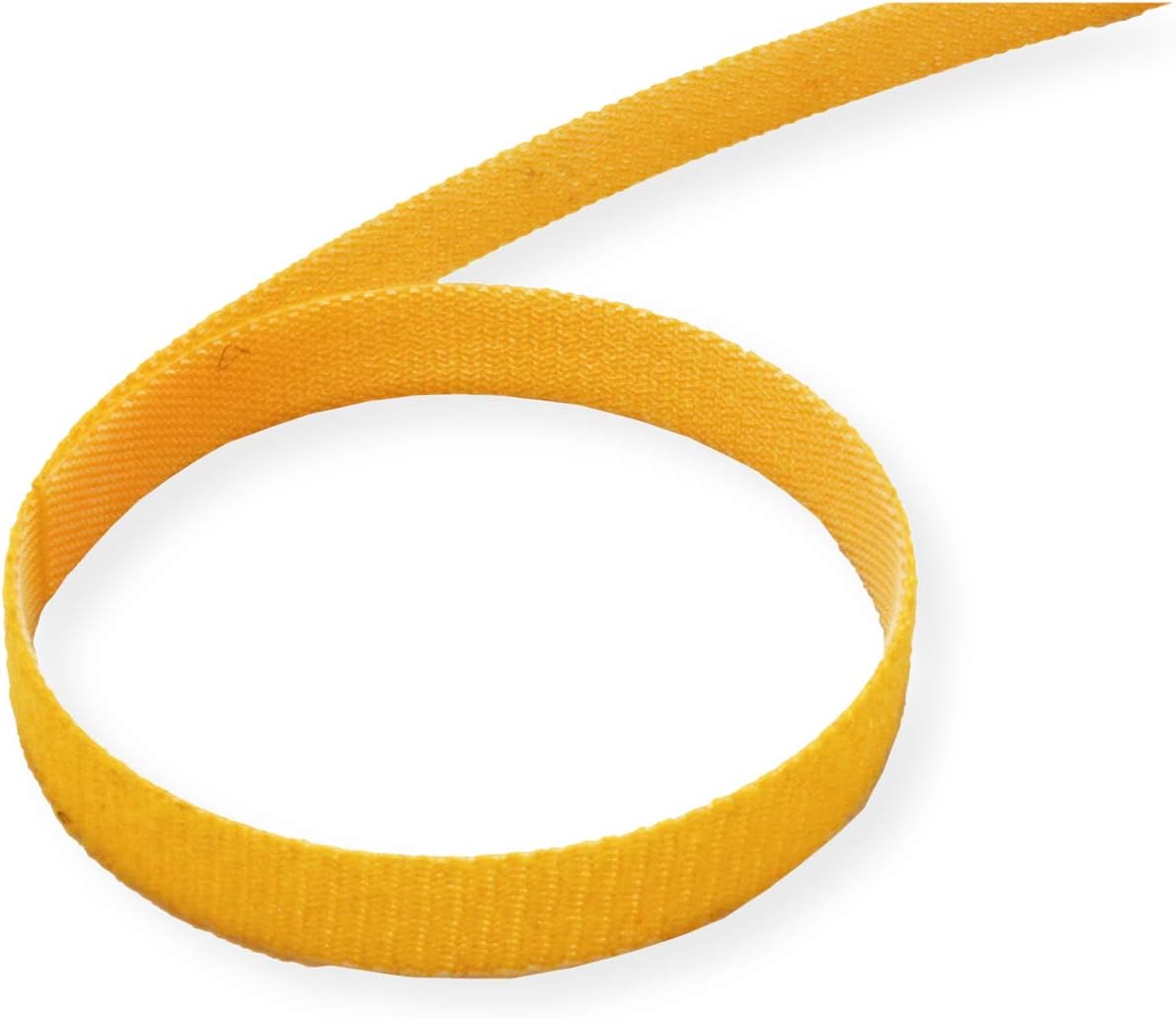 Value Hook and Loop Tape on a Roll 10mm Yellow 25 m, Lemon Tree - Image 4