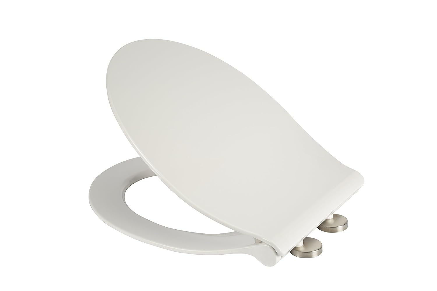 Croydex Sensori self Closing Smart Toilet seat, Soft Close, Quick Release, Thermoset, White, 40