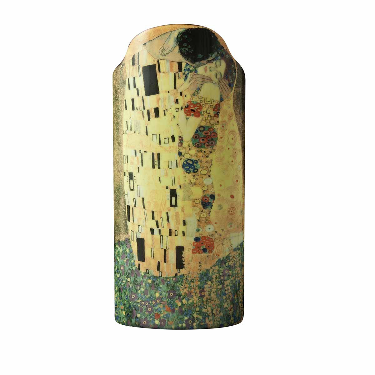 John Beswick 23 x 10 cm Klimt The Kiss Silhouette d'art Vase, Multi-Colour