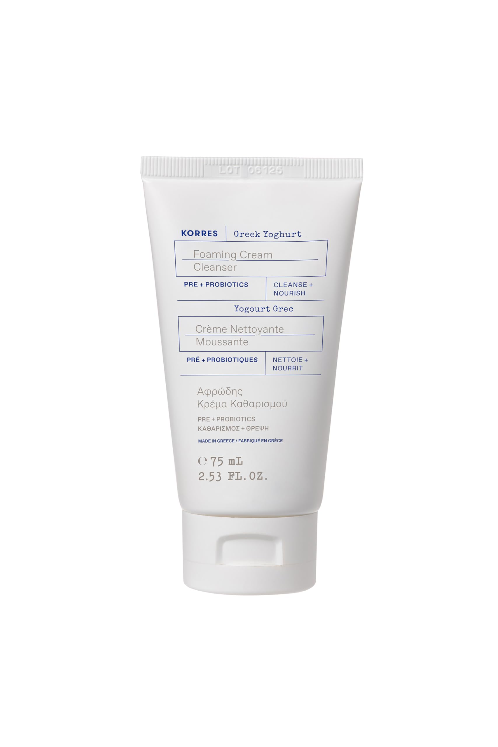 KORRES Greek Yoghurt Foaming Cream Cleanser 75ml