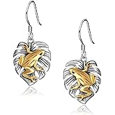 CHIC & ARTSY 925 Sterling Silver Animal & Symbol Dangle Earrings for Women, Hypoallergenic Funky Drop Earrings Collection with Frog, Octopus, Shark & Anchor Designs, Lightweight Everyday Jewelry