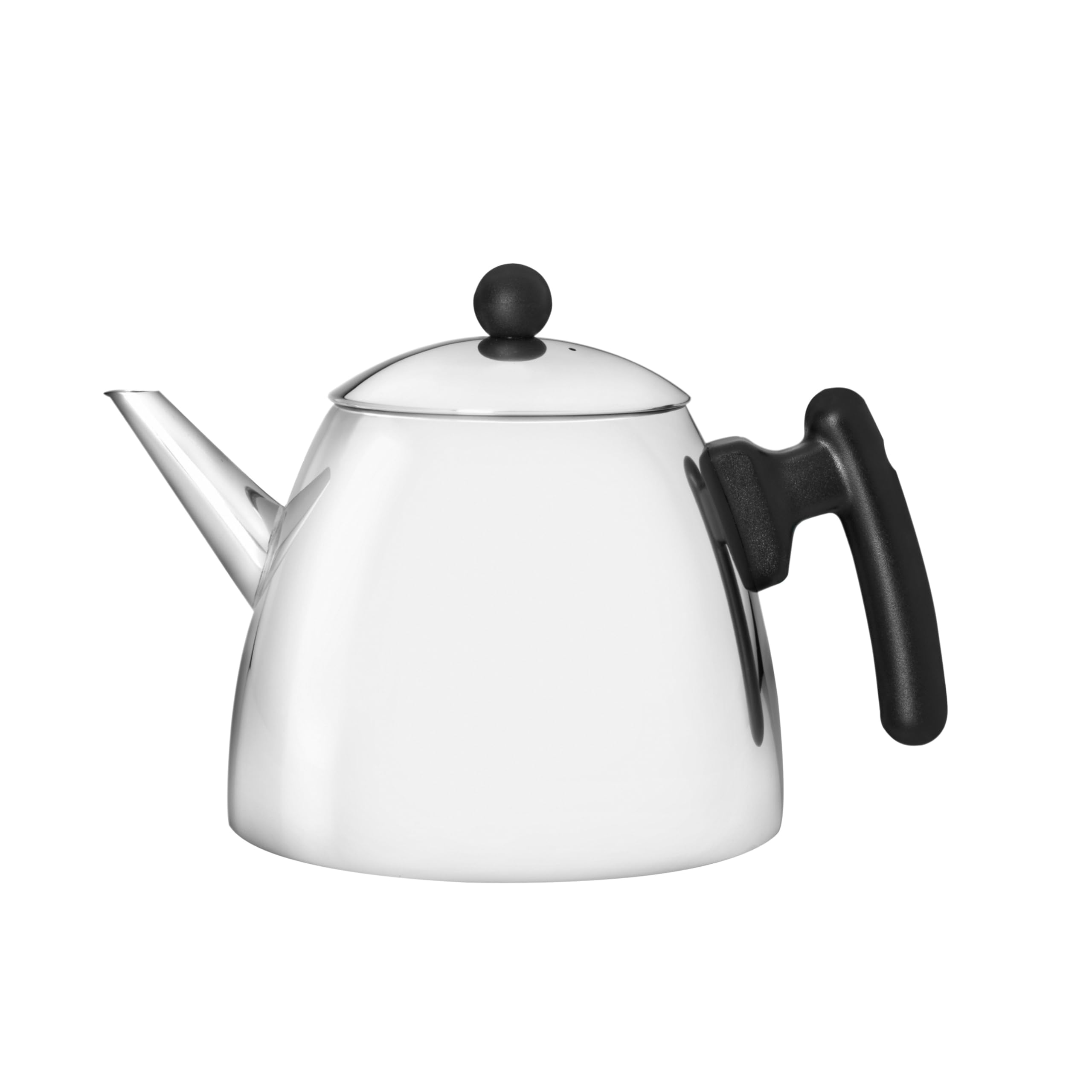 Bredemeijer 1210Z Teapot Classic 1,2L, black fittings, Stainless Steel