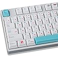 Gliging 135 Keys Japanese Sushi Keycaps Cherry Profile Dye-Sub PBT Keycap Compatible with GH60 / GK64 / GK61 / 68/87/104 for Mechanical Gaming Keyboard Gateron Kailh Cherry MX Switches