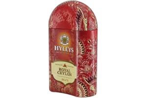 Hyleys Royal Ceylon Big Leaf Black Tea in Tin 3.52 Ounce (100g) - Traveller's Collection