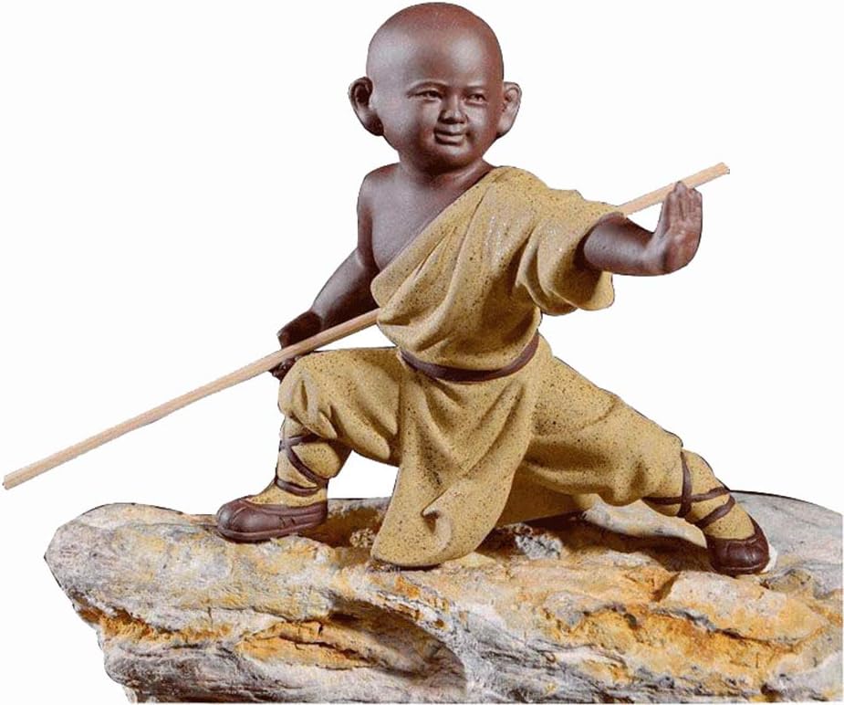 MUJING Aquarium Decorations Small Buddha Aquarium Statue for Fish Turtle Hiden Ornament Planted Tanks Scenery Decorations