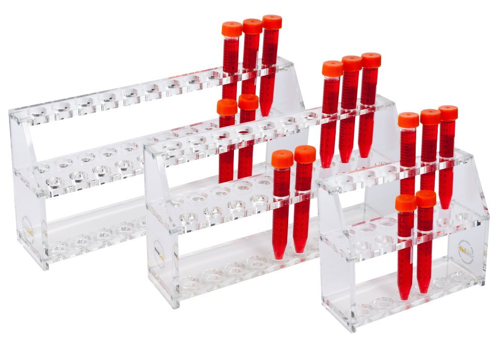Neolab 1 5132 Acrylics Heavy 20 mm Dia Test Tube Rack – Holds 2 x 10 High