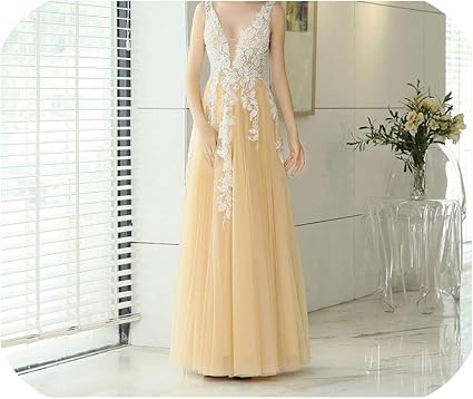 amazon champagne dress