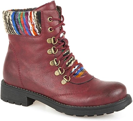 pavers lace up ankle boots