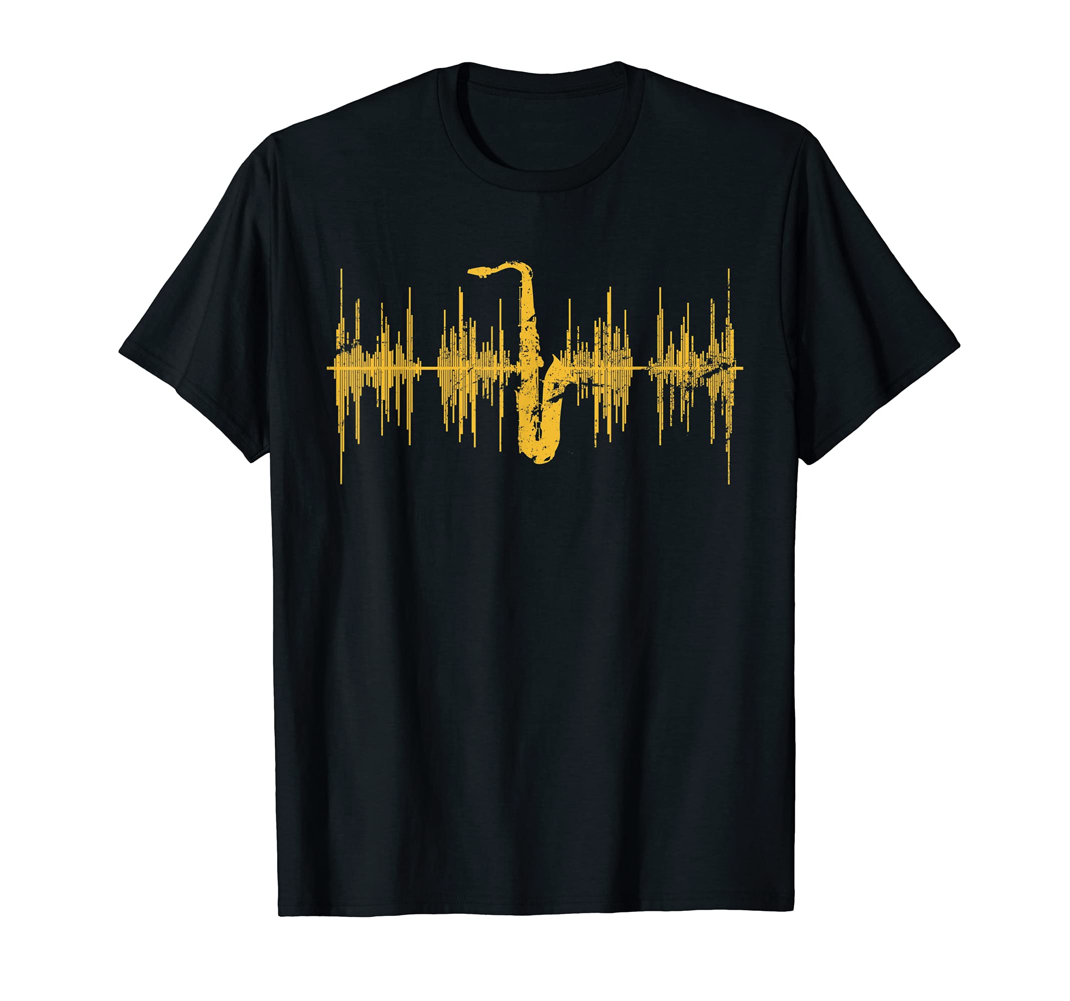 Saxophone Player Saxophonist Soundwave Jazz Music Saxophone T-Shirt