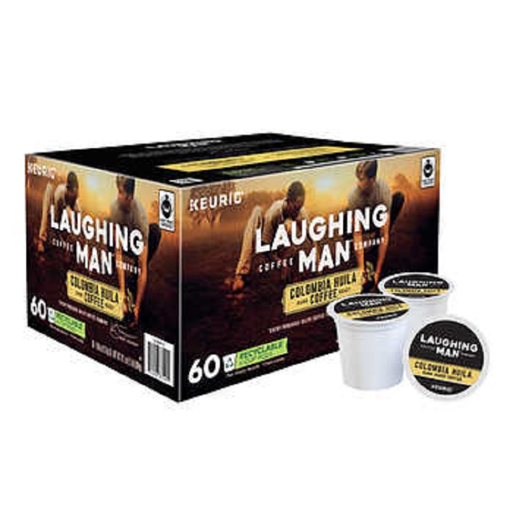 Laughing Man Hugh's Blend Coffee Keurig KCup Pods (64 Count) Amazon