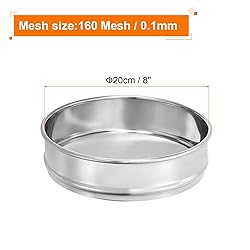 PATIKIL 160 Mesh Lab Sieve, 8" Diameter Test Sieve