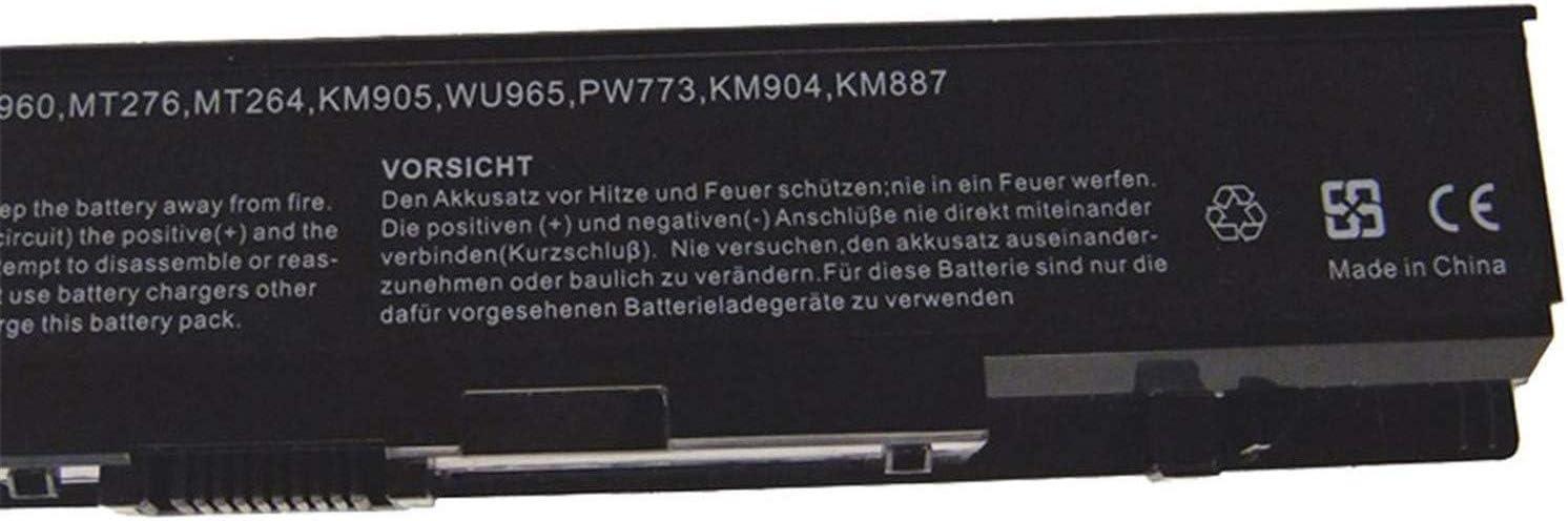 WU946 WU960 MT264 KM958 312-0701 312-0702 KM901 KM905 MT276 MT277 RM803 RM855 WU965 KM904 KM965 Laptop Battery Replacement for Dell Studio 1558 1555 1537 1535 1557 1536 PP39L PP33L(11.1V 5200mAh) - Image 3