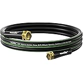 RAINPOINT Short Leader Garden Hose 10ft x 5/8", Water Hose Heavy Duty, Flexible, Lightweight Durable Hybrid Hose with Swivel 
