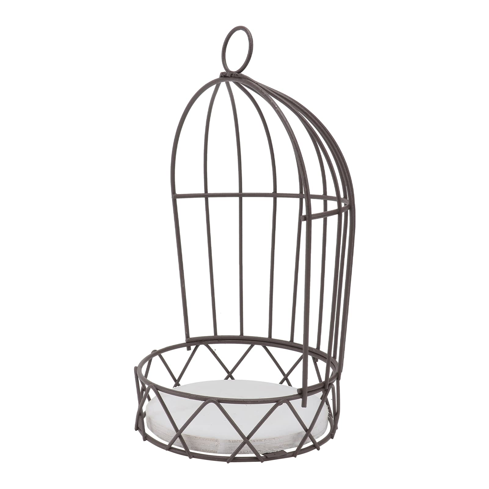 PRETYZOOM decorative farmhouse birdcage candle holder antique bird cage planter holders- Decorative Birdcage Festival Flowerpot Holder- Candleholder Adornment