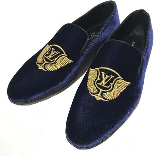 Amazon ルイヴィトン Louis Vuitton 1a32rs オートュイユ ライン ローファー ビジネスシューズ メンズシューズ 靴 ドレスシューズ ベルベット メンズ 新品同様 中古 Louis Vuitton ルイヴィトン ビジネスシューズ