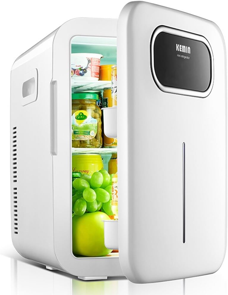 JCOCO Mini Fridge - 20L Compact Refrigerator Holds 27 x 330ml Cans |