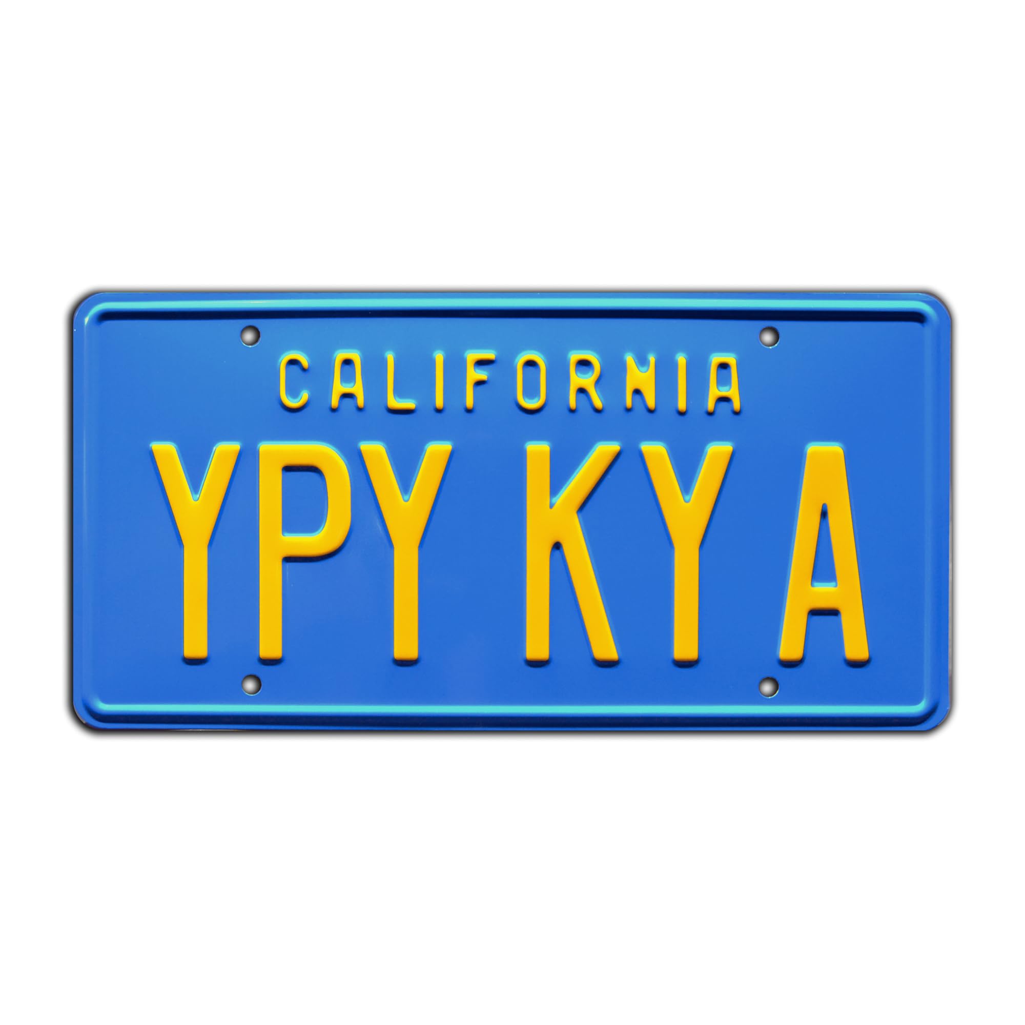 Die Hard | Yippee Ki Yay | Metal Stamped License Plate