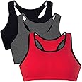 Fruit of the Loom Women's Built Up Tank Style Sports Bra Fashion Colors