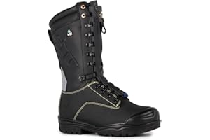 STC Footwear Granite, Men's 14'' Mining Boots, Black - CSA Certified, Flexible Metguard Protection, Lightweight Composite Toe
