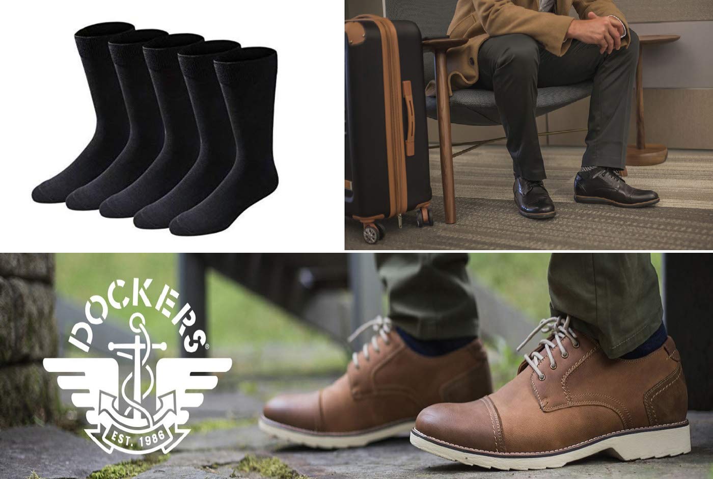 Mens Classics Dress Flat Knit Crew Socks Multipairs | Desertcart Papua New  Guinea