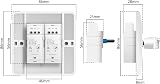 Ledvia 2 Gang LED Dimmer Switch Trailing Edge Rotary Push 1/2 Way 3-150W White view 4