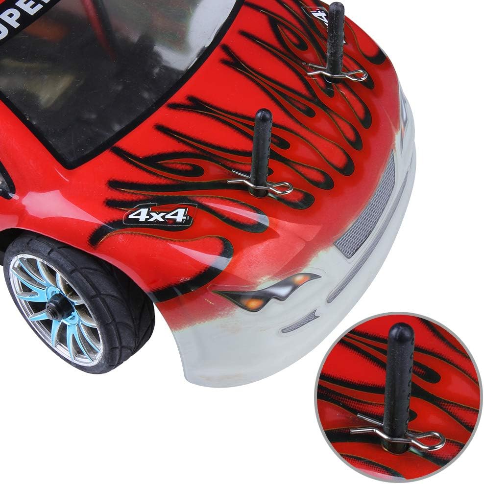 Hobbypark 100Pack Universal Micro RC 1/16th 1/18 Body Clips Pins Bend