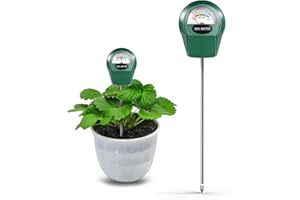 Zoiydals Soil Moisture Meter for Plants, Hygrometer Sensor Water Monitor, Plant Moisture Tester for Indoor Outdoor Garden, Potted Plants, Farm, Lawn, No Battery Needed